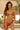 Rust Red Medallion Print Metal Trim Bikini Set Secondary image