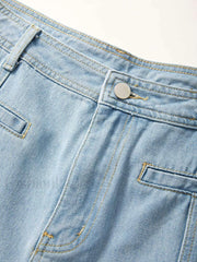 Back Star Patchwork Flare Jeans Flare Jeans