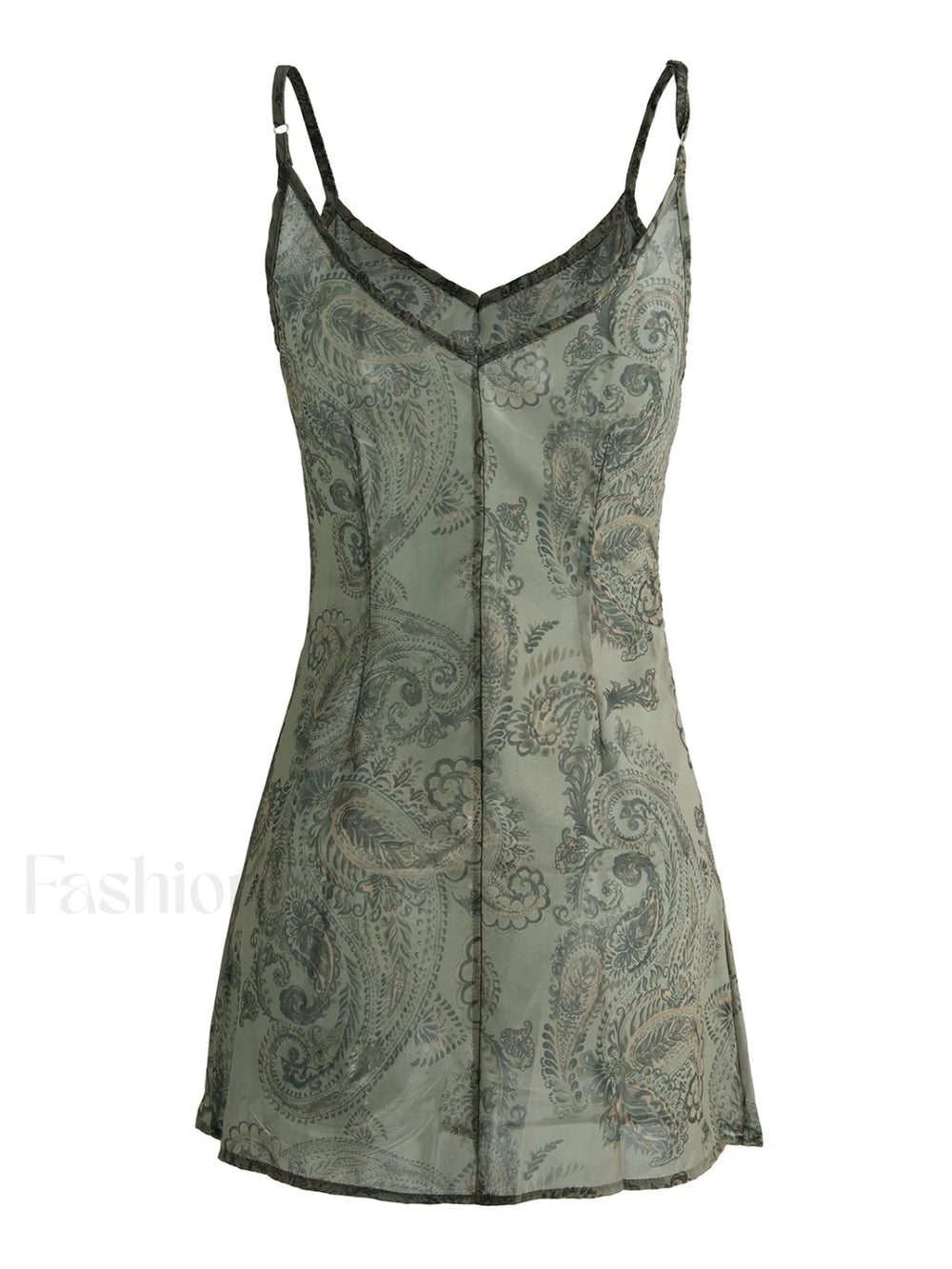 Backless Printed Slip Mini Dress Mini Dresses