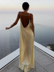 Backless Vacation Graceful Long Dress Dresses