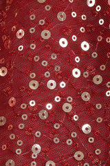 Barrett Sequined Mesh Charming & Lace Maxi Dress