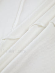 Basic Piping Graceful Long Sleeve Top T Shirts