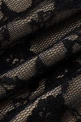 Lace Detail Bow Front Midi Dress