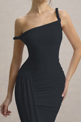 Asymmetrical Bodycon Maxi Party Dress