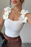 Floral Applique Knit Top