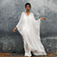 Beach Outing Long Shirt Cover Up WHITE / One Size