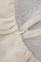 Tiered Chiffon Corset Mermaid Hem Prom Dress