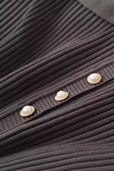 Elegant Collared Maxi Sweater Dress