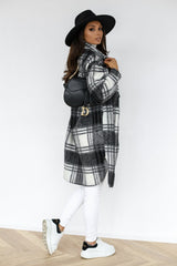 Plaid Button Down Shirt Coat coats