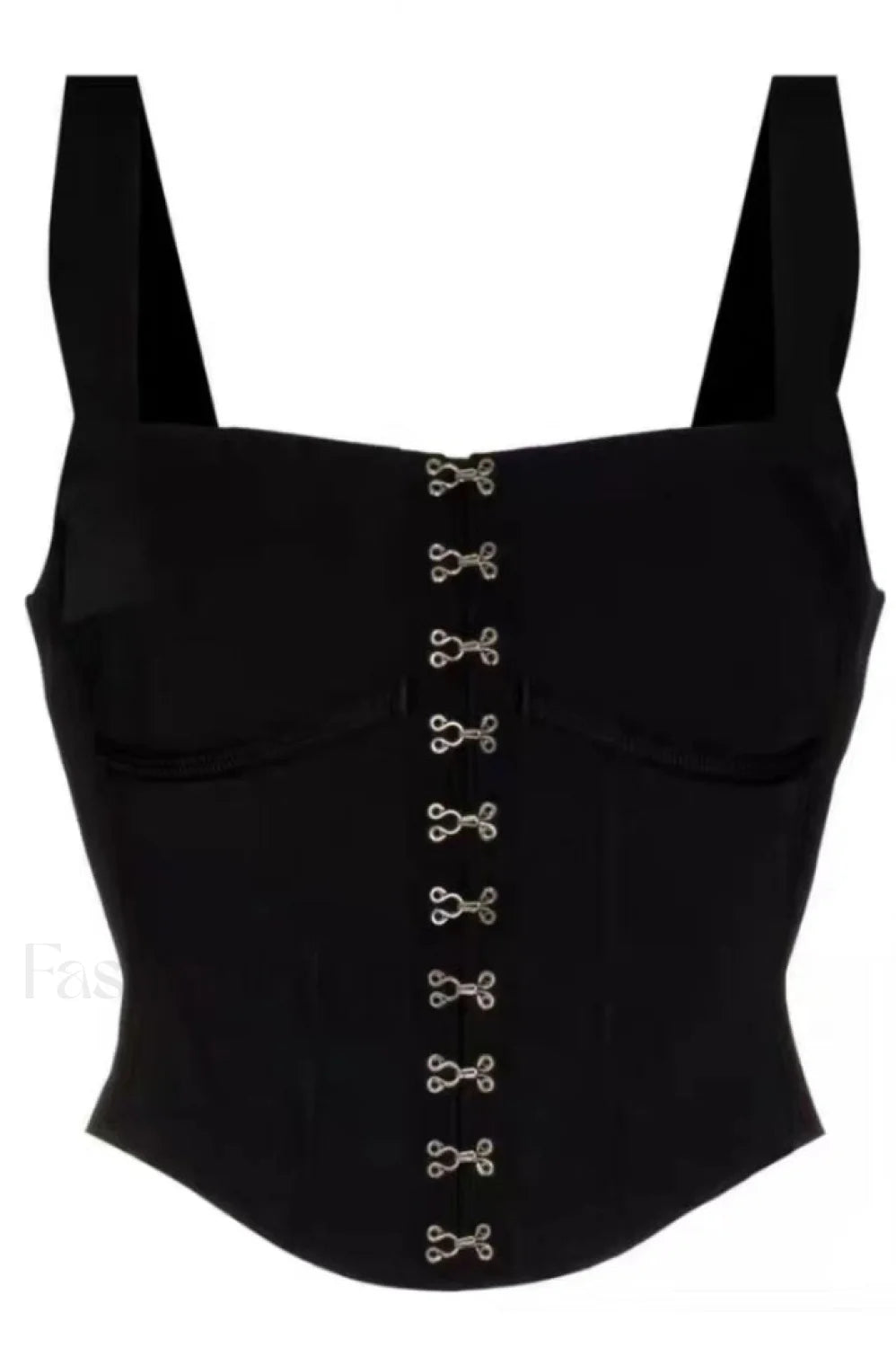 Black Lara Stylish Corset Top S / Black