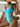 Blue Strapped Cross Hollow One Piece Secondary image
