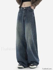Blue Wash Baggy Boyfriend Jeans Boyfriend Jeans