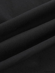 Buckle Belted Flare Leg Pants Flare Leg Pants