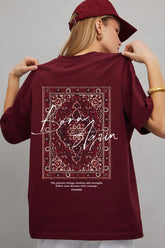 Cotton Vintage Oversized Short Sleeve Tee