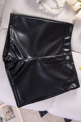Black High Waist Bodycon Elastic Casual Shorts
