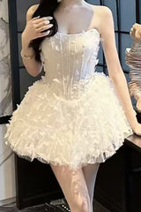 Corset Bow Bustier Mini Dress