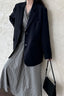 Split Back Relaxed Fit Blazer