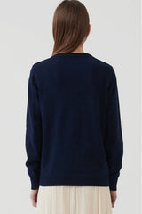 Cotton Round Neck Cardigan