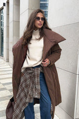 Long Stand Collar Puffer Jacket