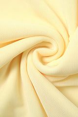 Solid Color High Waist Bodycon Dress