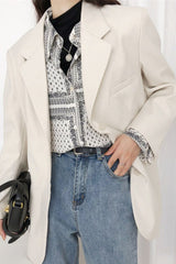 Tailored Relaxed Fit Blazer