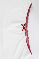 Bow Detail Square Neck Crop Top Shorts Set