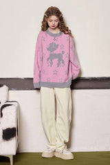 Relaxed Fit Cozy Crewneck Sweater