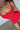 Red Ribbed Cami Bodycon Stretch Mini Dress Secondary image