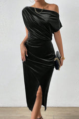 Off-the-shoulder Bodycon Cocktail Dress