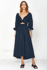 Call It Love Charming Two Way Dress S / Navy