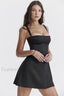 Cane Black Stylish Mini Dress XS / Black