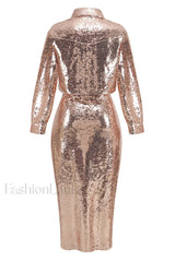 Carlotta Sequin Top Charming + Skirt Set