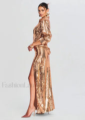 Carlotta Sequin Top Charming + Skirt Set