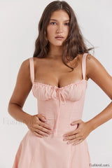 Carmen Pink Stylish Tunic Sundress