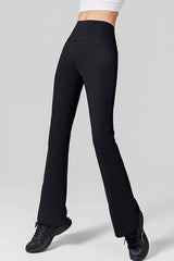 Fleece Lined High-Waisted Flared Yoga Sculpting Leggings