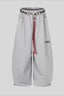 Rope Belt Minimal Wide Leg Sweatpants