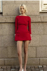 Bow Waist Detail Party Dress