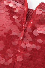 High Waist Sequin Slit Bodycon Skirt