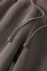 Fleece Lined Bodycon Flared Knit Pants