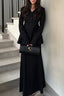 Slim Fit V Neck Blazer S / Black