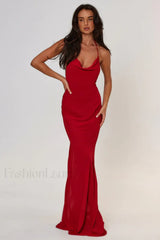 Chelsea Elegant Maxi Dress S / Red Party Dresses L