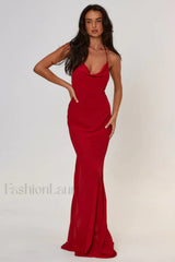 Chelsea Elegant Maxi Dress S / Red Party Dresses L