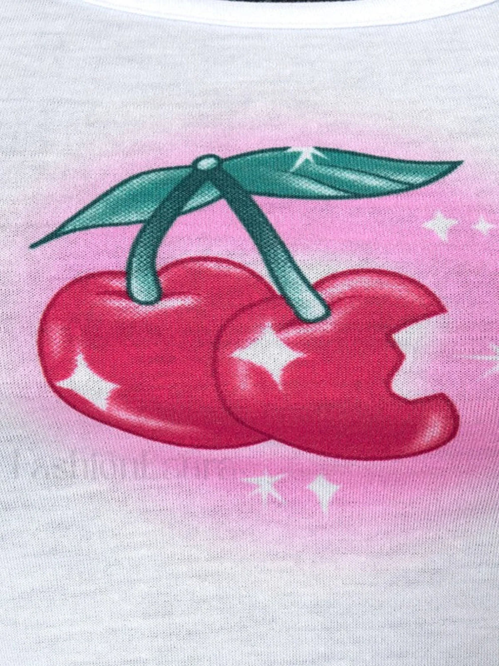 Cherry Print Two Piece Set Two Piece Outfits