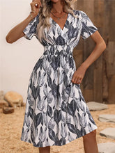 Chic Summer Fashionable Floral Navy Sleeveless Elegant Holiday Midi Dress