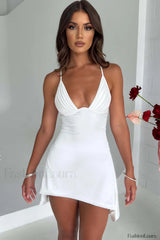 Clarise Elegant Mini Dress XS / Ivory