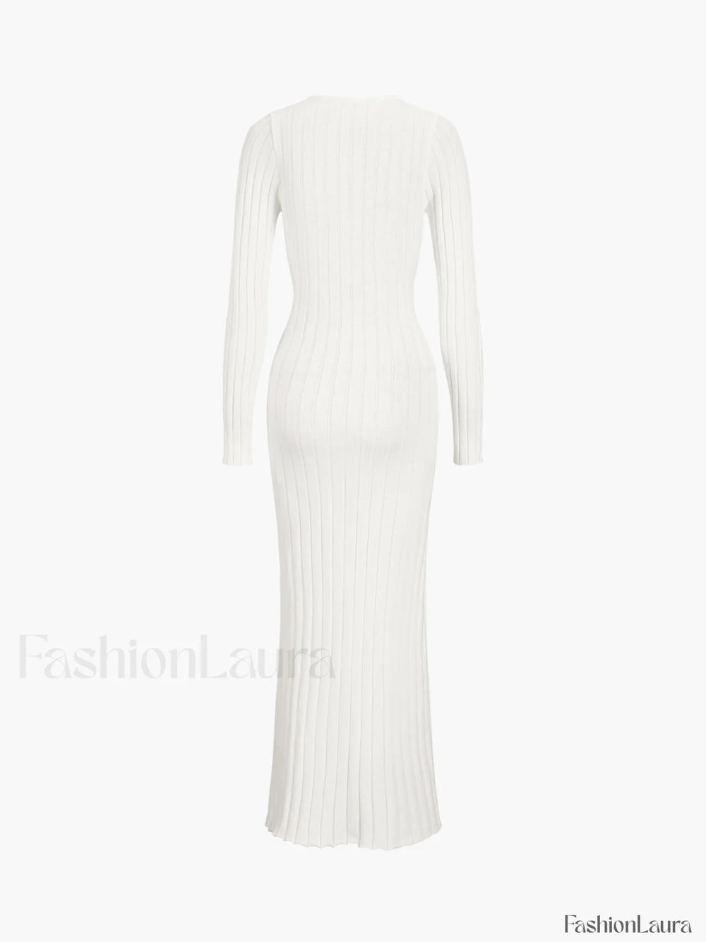 Coastal Allure Knotted Trendy Long Sweater Dress Sweaters L