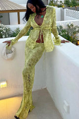 Cobra Blouse Stylish + Skirt Set