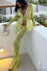 Cobra Blouse Stylish + Skirt Set