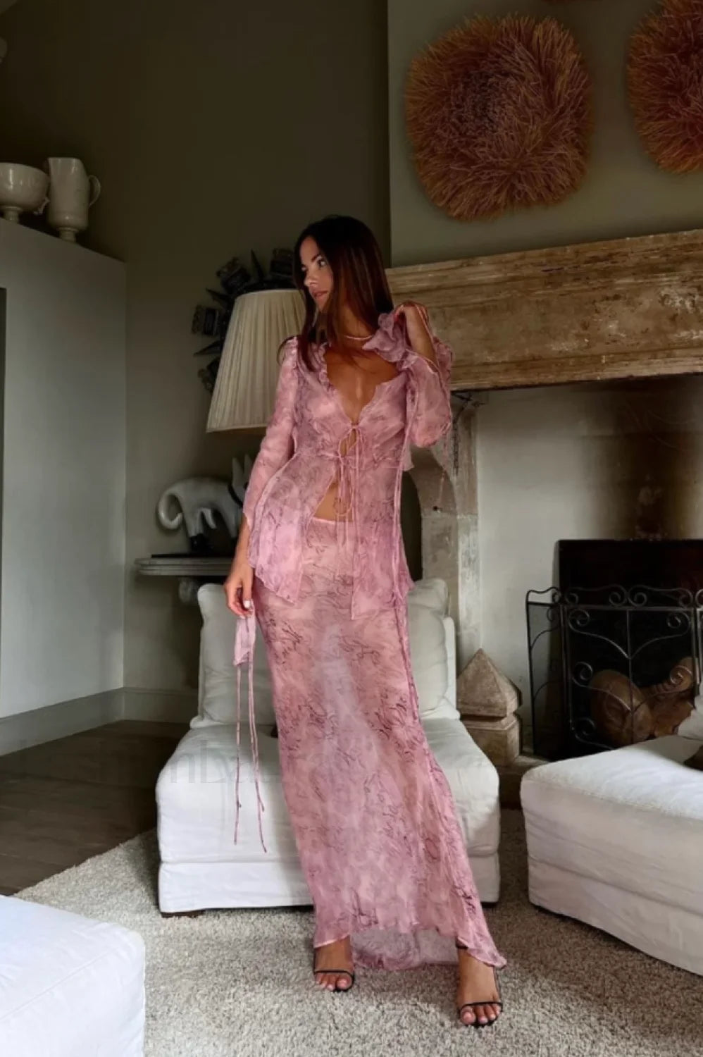 Cobra Blouse Stylish + Skirt Set