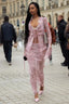 Cobra Blouse Stylish + Skirt Set S / Pink
